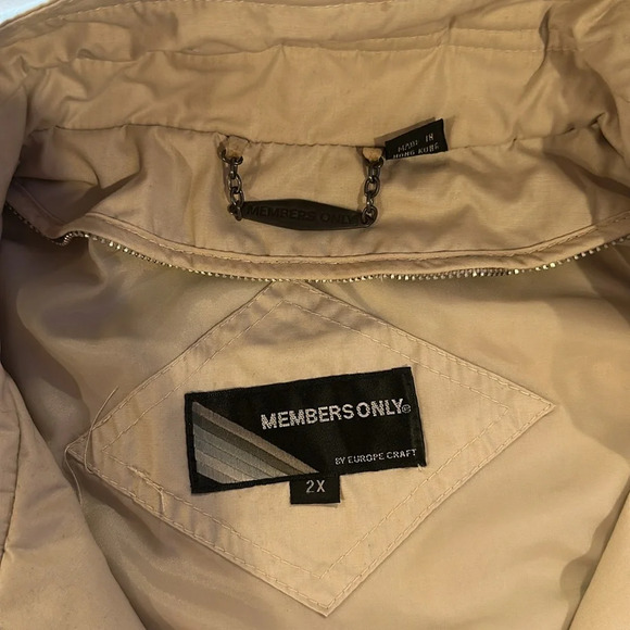 Members only men’s iconic racer jacket men’s 2XL EUC - Picture 2 of 5